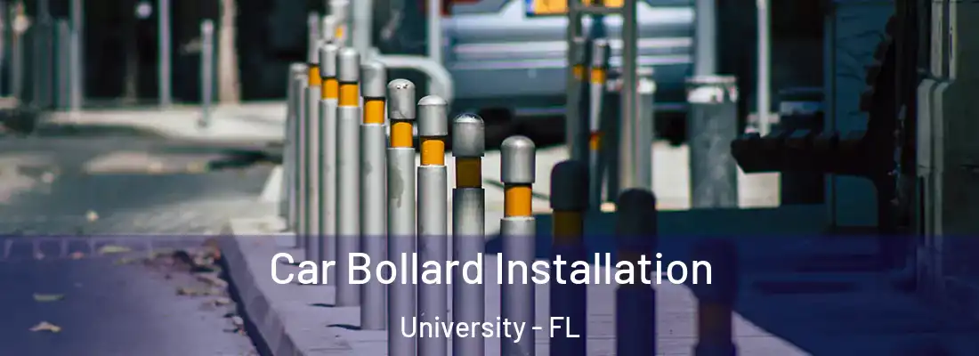 Car Bollard Installation University - FL